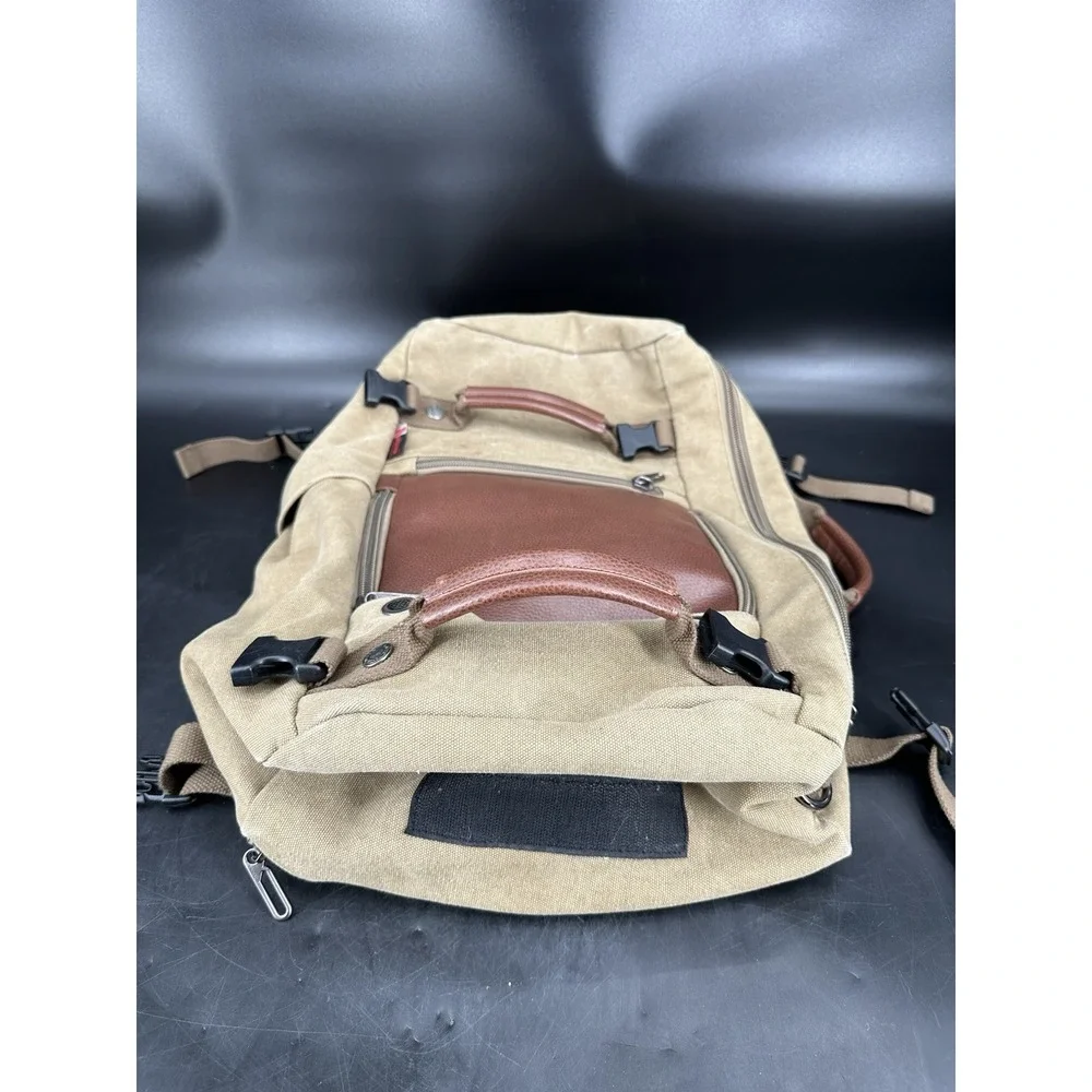 Witzman Recreation Canvas Travel‎ Convertible Backpack Carryon Duffle Bag